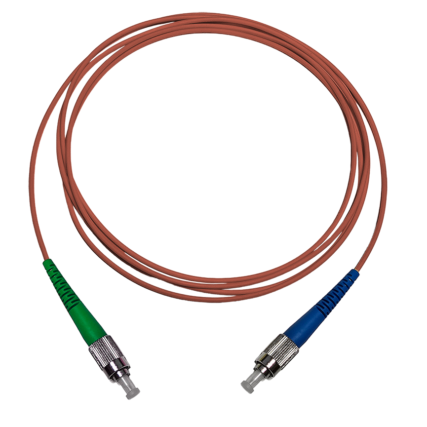 Fibersnor FC/UPC - FC/APC - Simplex - Rød